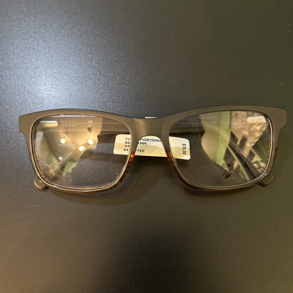7 For All Mankind Men's Grey Frames VBAKFGRY0054  564794566 54-18-142 Frames